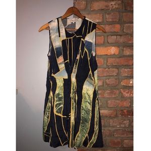 3.1 Phillip Lim Patterned Silk Dress, Size 2